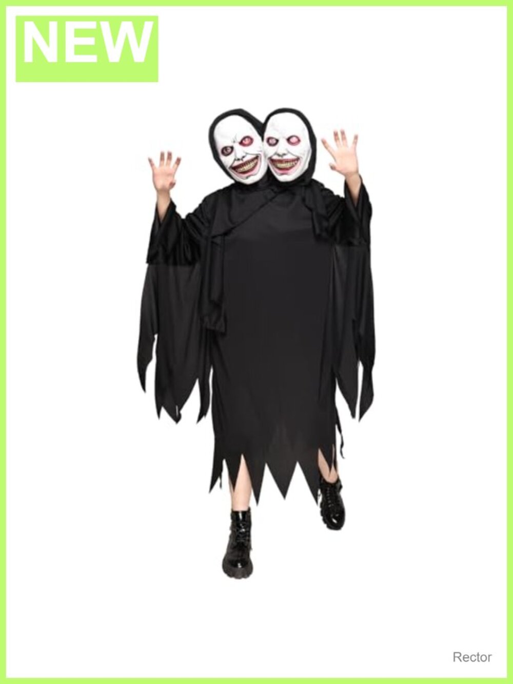 Adult Ghoul Costume Scary Halloween Soul Taker Ghost Outfit